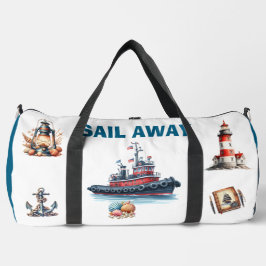 Segeltasche für Vintage Schiffe Duffle Bag