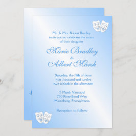 Segeltheater Thema Hochzeit Einladung