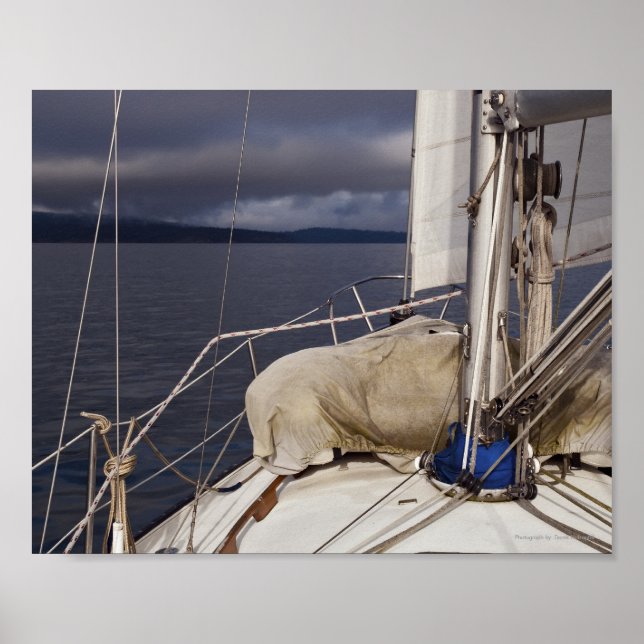 Segeltörn in einen Sturm - Kunstdruckerei Poster (Vorne)