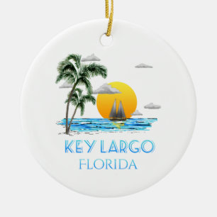 Segeltreiber Largo Florida Keys Keramik Ornament