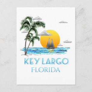 Segeltreiber Largo Florida Keys Postkarte