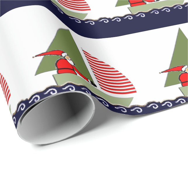 Segelurlaub Geschenkverpackungspapier Geschenkpapier (Rolleneckpunkt)