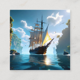 Segelversprechen ist wie ein Gleitflug über das St Quadratische Visitenkarte