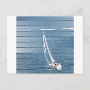 Segelwind Design Postkarte