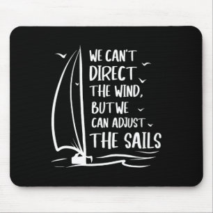 Segelwind passt das Segelboot an - Segelboot Mousepad
