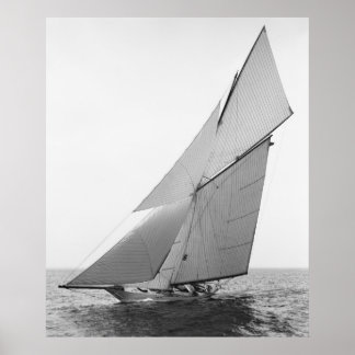 Segelyacht Gloriana, 1891 Poster
