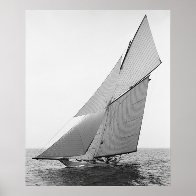 Segelyacht Gloriana, 1891 Poster (Vorne)