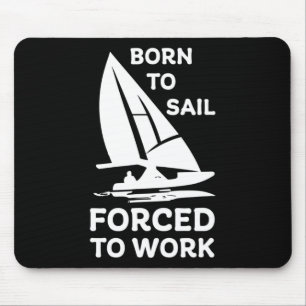 Segelyachten Racing Skippers Funny Mousepad