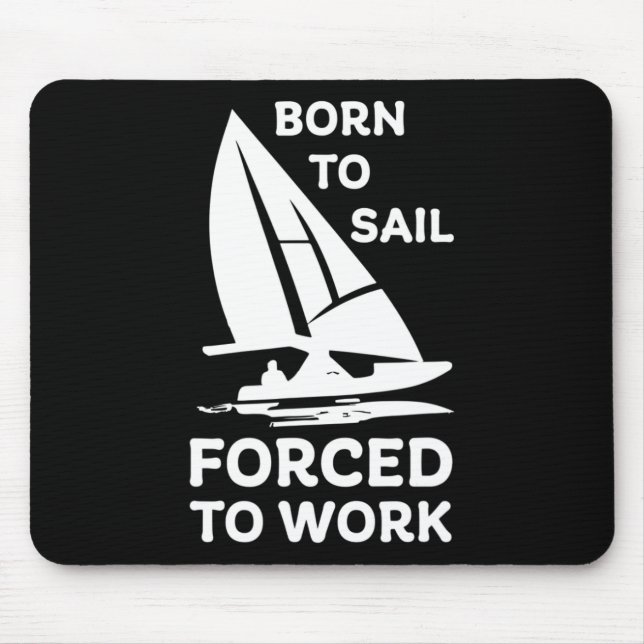 Segelyachten Racing Skippers Funny Mousepad (Vorne)