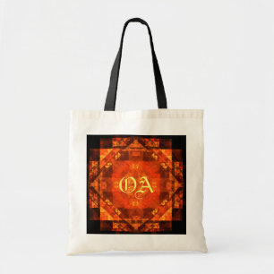 Segen Abstrakt Art Monogram Bag Tragetasche