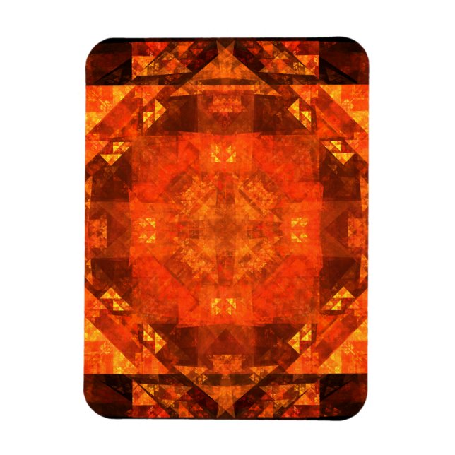 Segen Abstrakt Art Premium Magnet (Vertikal)