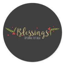 Segen Black Gold & Red Weihnachtsfeiertag