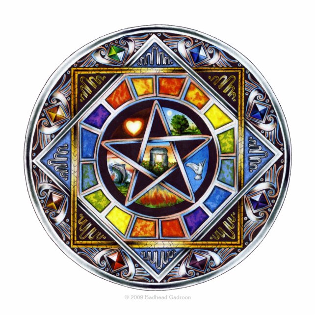 Segen der Elemente Fotoskulptur (Vorne)