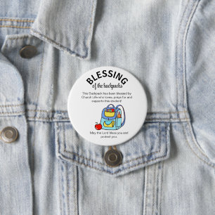Segen der Rucksäcketanhänger Button
