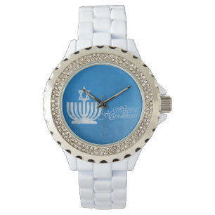 Segen des Menorah Armbanduhr