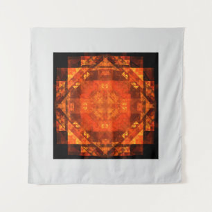Segen Feuer Mandala Abstrakte Kunstgestaltung Wandteppich