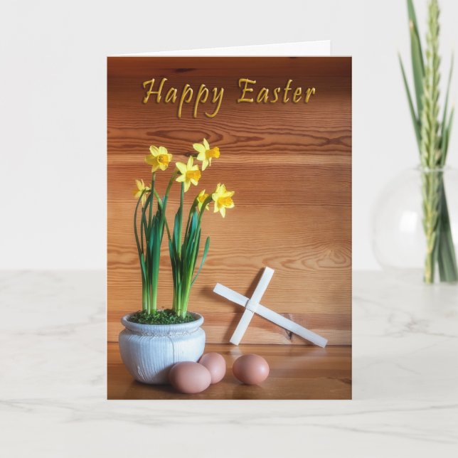 Segen für Ostern Feiertagskarte (Vorderseite)