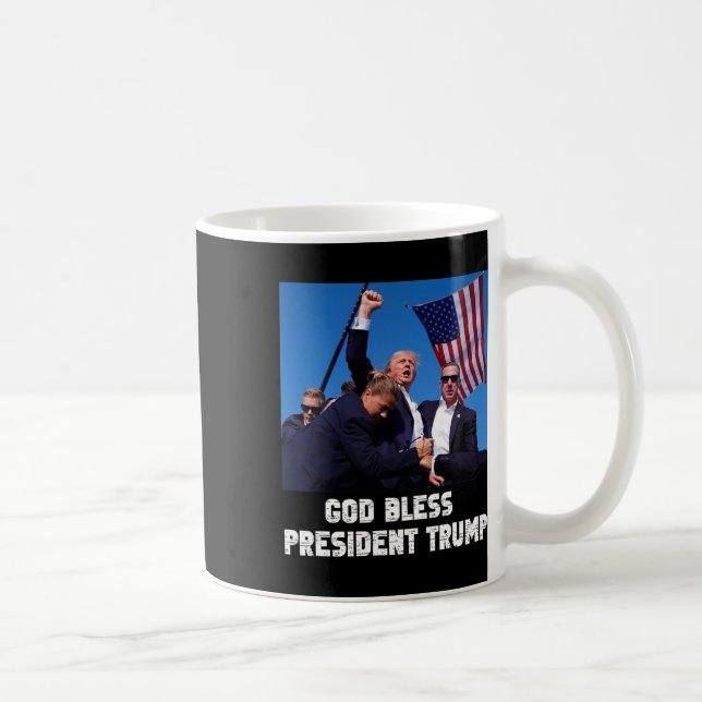 Segen für Präsident Trump 2024 Abstimmung Kaffeetasse (Rechts)