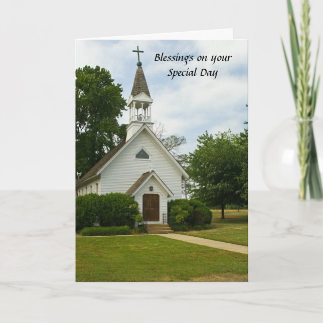 Segen-Geburtstags-Gruß Karte (Vorderseite)