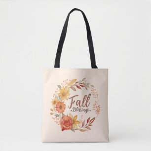 Segen im Herbst - Herbstleaves und Blumenkranz