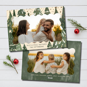 Segen im Überfluss 2 Foto Familienweihnachten Feiertagskarte