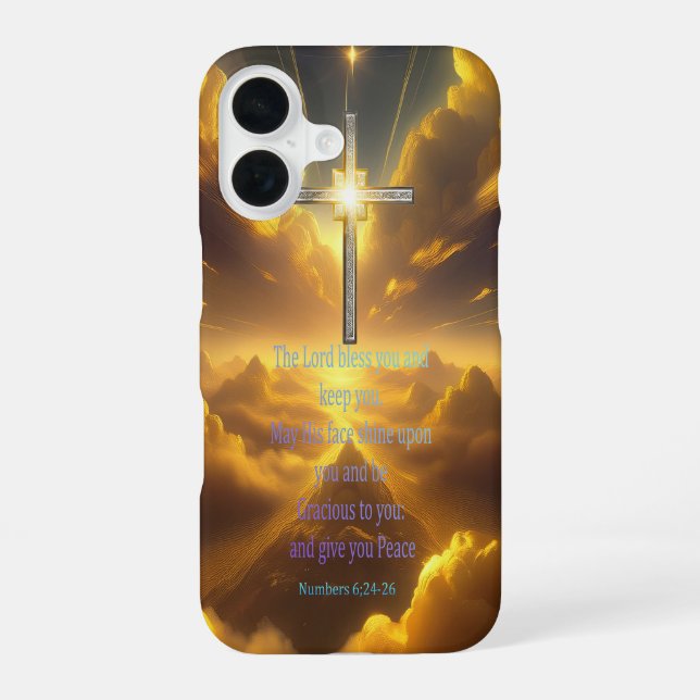 Segen iPhone 16 Hülle (Rückseite)