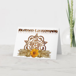 Segen Lughnasadh Pagan Sabbat Gruß Karte