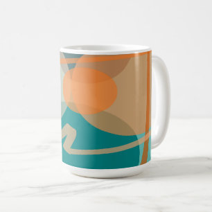 Segen mitten in der Drehung und verwandelt sich Aq Kaffeetasse