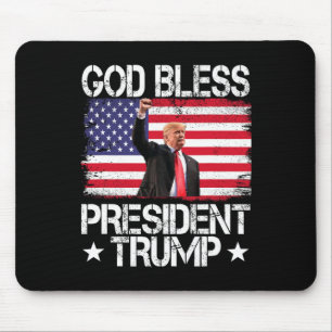 Segen Präsident Trump 2024 Unterstützung für Trump Mousepad