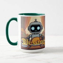 Segen Robot Erntedankfest Essen Tasse