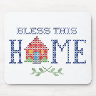 Segen Sie diese Zuhause-Maus-Pad Mousepad