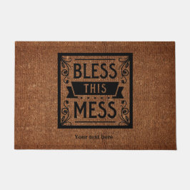 Segen Sie dieses Schlamassel ab Fußmatte