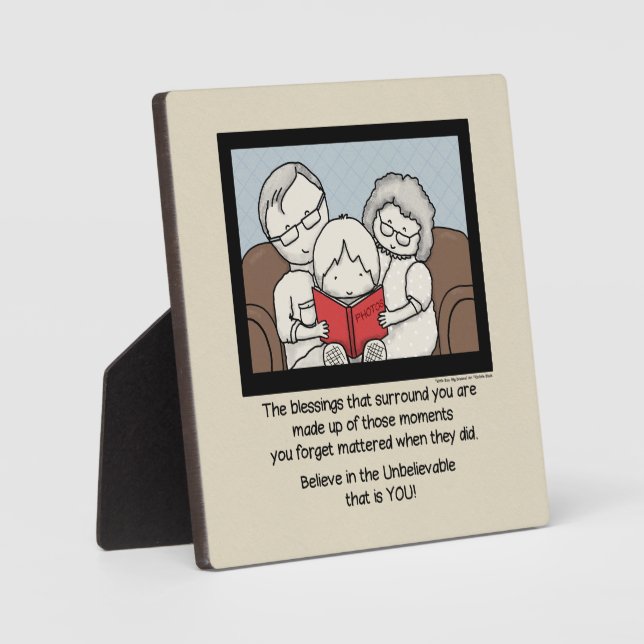 Segen umgibt Sie Fotoplatte (Vorderseite)