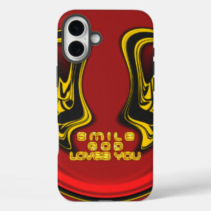 Segen von oben: Gottes Liebe spiritueller Gruß iPhone 16 Plus Hülle