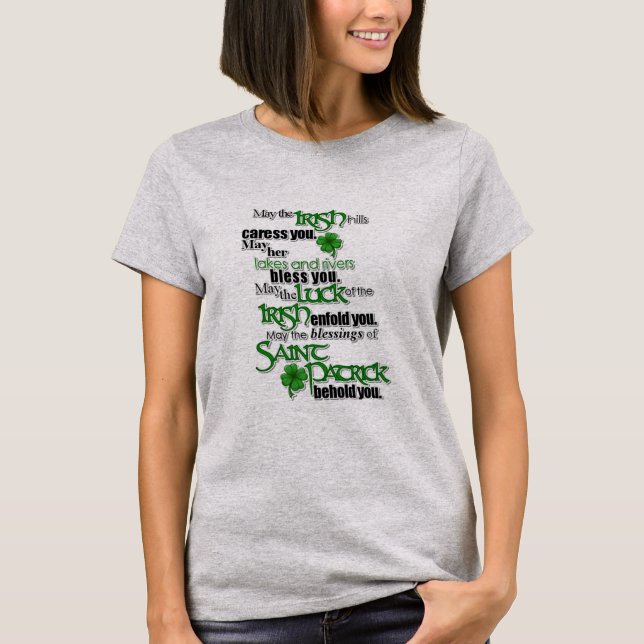 Segen von Saint Patrick T-Shirt (Vorderseite)