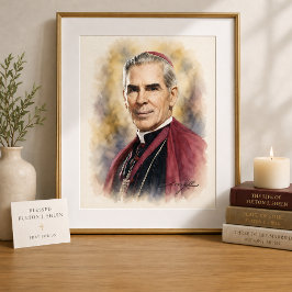 Segensreicher Fulton Sheen Fürbitte-Gebet Heilige  Poster