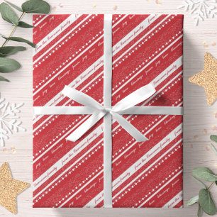 Segenswünsche Frieden Liebe Freude Personalisierte Geschenkpapier