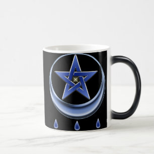 Segensymbol-u. Pentagram-Tasse Verwandlungstasse