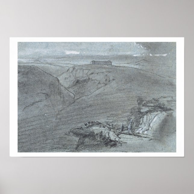 Segesta, from 'Views of Sicily' Poster (Vorne)