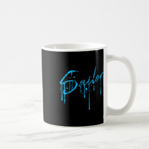 Segler Graffiti Spray Tropfen Segeln Text Spruch C Kaffeetasse