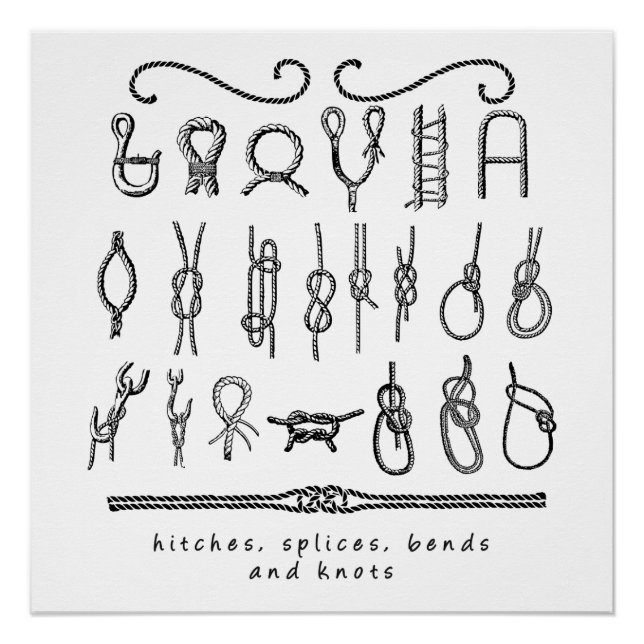 Segler Knoten Poster (Vorderseite)