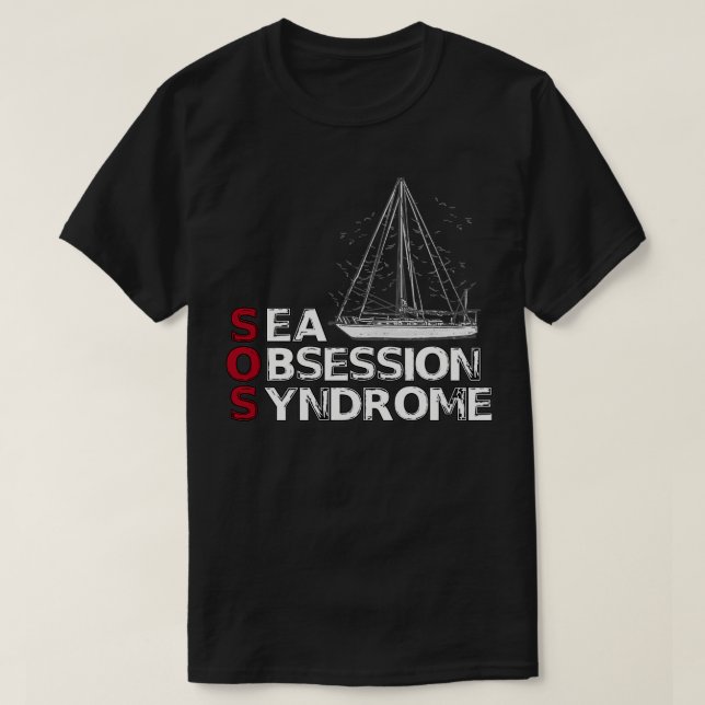 Segler Süd-Meer Hobby Segler Zubehör sai T-Shirt (Design vorne)