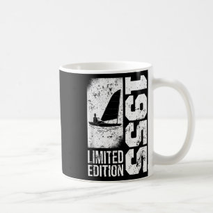 Segler Yacht-Segelyachten Vintage 1955 Geburtstag Kaffeetasse