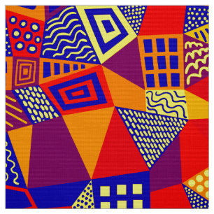 Segmentierte Abstrakt 070717 - Farben 01 Stoff