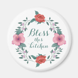 Segne diese Küche Christlicher Kühlschrankmagnet Magnet