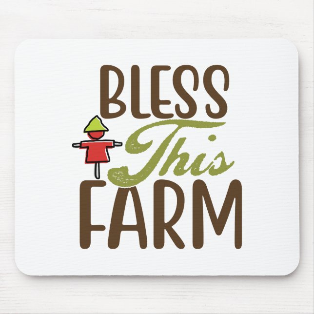 segne diesen Bauernhof Mousepad (Vorne)