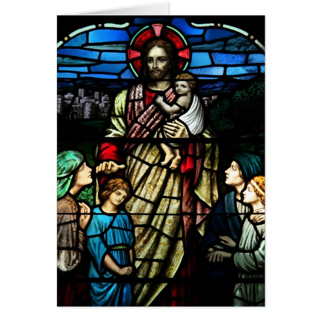 Segnen Sie die festgehaltene Glaskarte für Kinder (Vorne)