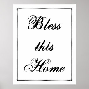 Segnen Sie dieses Zuhause Poster