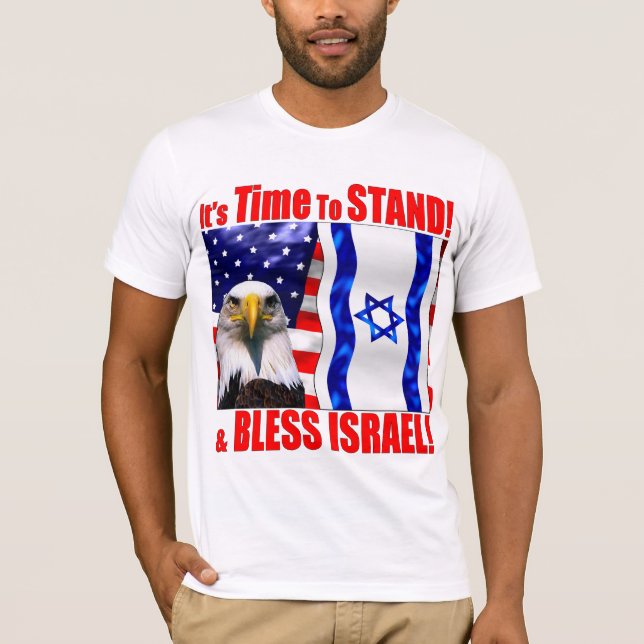 Segnen Sie Israel T-Shirt (Vorderseite)