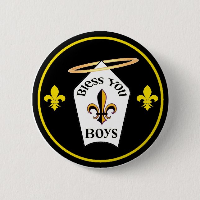 Segnen Sie Sie Jungen-Emblem Button (Vorderseite)